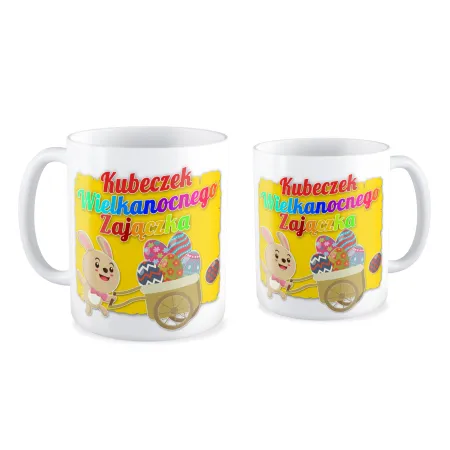 Kubek na WIELKANOC Kubeczek wielkanocnego zajączka